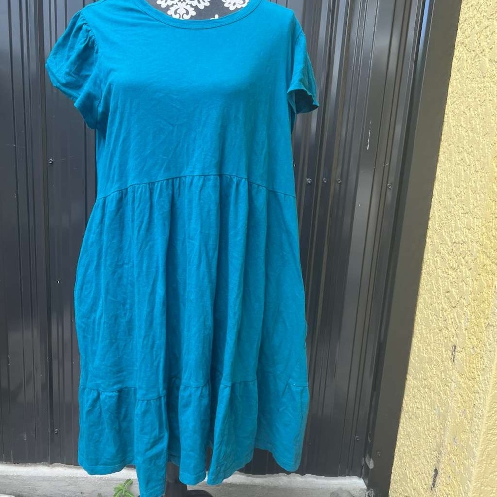 Time and Tru Vibrant Blue Mini Dress